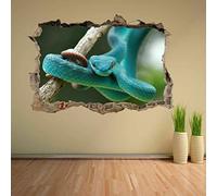Pit Viper Serpent Animal Sauvage 3D Sticker Mural Sticker Home Office Decor CT27