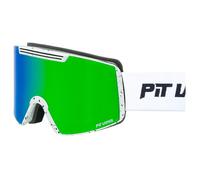 Pit Viper The Miami Nights Backslap Large Ski Goggles Blanc Blue-Green Revo/CAT3