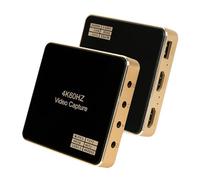 Pitadue 4K60Hz HDTV USB3.0 Capturing Card Plugs Play Live Streaming Device With Metal Housing For PC Gaming Consoles Compatible Card