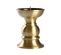 Pitadue Chandelier en Laiton Poli Tasse Bougie Dorée Porte-Lampe Bouddhiste Tibétain Décoration Table pour Dîner Mariage Maison