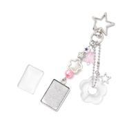 Pitadue Charmant cordon de téléphone portable en forme d'étoile et fleur pour ajouter une touche d'art à vos accessoires