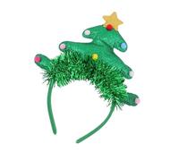 Pitadue Lot de 4 bandeaux pour femme sur le thème de Noël - Taille réglable - Accessoires de cheveux pour fêtes de fin d'année