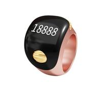 Pitadue Petits anneaux numériques Tasbih Zikr - 3 tailles interchangeables - Compteur de prière - Pour musulmans