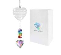 Pitadue Récepteur de lumière suspendu permanent en cristal recyclable pour l'extérieur nécessitant peu d'entretien pour ajouter de la beauté aux zones vertes