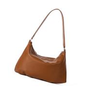 Pitadue Sac en cuir synthétique simple coréen avec finition texturée douce et modifiable, multi-usages, préliminaires, ajout de mode, somptueux, cuir souple, marron, One Size