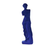 Pitadue Statue grecque en résine avec finition en peluche pour salon ou étude, décoration de la maison