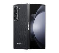 pitaka Coque pour Samsung Galaxy Z Fold 6 Housse Magnétique en 100% Fibre Aramid Compatible avec Magsafe Étui de Protection Ultramince avec Protection Caméra [MagEZ Case 5] Noir/Gris