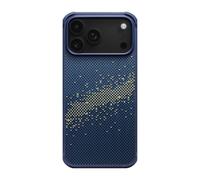 Pitaka Pitaka Coque Aramid ProGuard pour iPhone 17 Pro Max Milky Way Galaxy Bleu