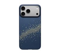 Pitaka Pitaka Coque Ultra Slim pour iPhone 17 Pro Max Milky Way Galaxy Bleu