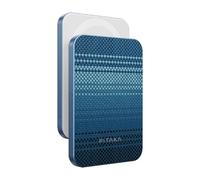 PITAKA Power Bank 5000mAh 15W Puissance Smartphone Rechargeable Batterie Portable Magnétique en Fibre Aramide et Silicone Conception Mince et Léger pour Mobile ou Tablette [Moonrise]