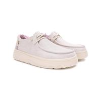 Pitas | Poppy | Mocassins pour Femmes | Chaussures Bateau pour Dames | Slipon Loafers | Baskets d'été | Sneakers | Pantoufles d’été | Chaussures de Walkinpitas | Écru 39