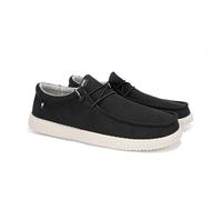 PITAS | WP150 Linen | Mocassins pour Hommes | Chaussures Bateau | Slipon Loafers | Baskets d'été | Sneakers | Pantoufles Estivales | Chaussures de Walkinpitas | Noir 44