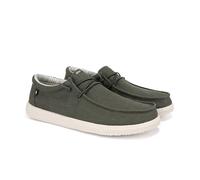 PITAS | WP150 Linen | Mocassins pour Hommes | Chaussures Bateau | Slipon Loafers | Baskets d'été | Sneakers | Pantoufles Estivales | Chaussures de Walkinpitas | Oliva 44