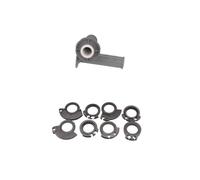 Pitbike Griffe Manchon En Caoutchouc Souple Antidérapant Pour Guidon De Tout-terrain, Pour D'accélérateur, Avec Verrouillage Automatique(Gray)
