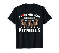 Pitbull, Chien, épouse, Anniversaire, Mari, Amour, Un Homme, Maman, père T-Shirt
