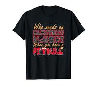 Pitbull Christmas Who Needs Couverture électrique avec Pit Bull T-Shirt