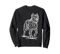 Pitbull Dessin Au Trait Sweatshirt