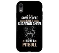 Pitbull Dog American Pit Bull Ange Gardien Coque pour iPhone XR