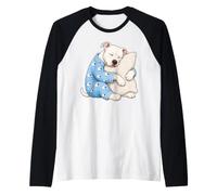 Pitbull endormi dans Un Pyjama Mignon pour Dormir Pittie Dog Manche Raglan