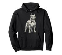 Pitbull Illustration Sweat à Capuche