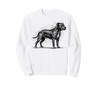 Pitbull Illustration Sweatshirt