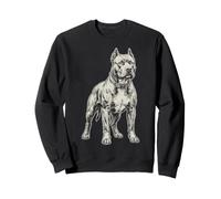 Pitbull Illustration Sweatshirt