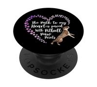 Pitbull Le Chemin vers Mon cœur PopSockets PopGrip Adhésif