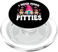 Pitbull Mom GNOME for Women Girls Funny Rescue Mom Quotes PopSockets PopGrip pour MagSafe