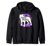 Pitbull Mom Pittie Mama Cadeau Amusant pour la fête des mères Sweat à Capuche