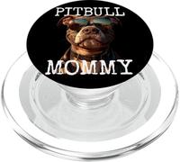 Pitbull Mommy Maman Fête des Mères American Pit Bull Mom PopSockets PopGrip pour MagSafe