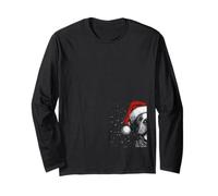 Pitbull - Motif Père Noël Mignon Manche Longue