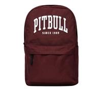 PITBULL Norton Sac à dos pour homme, robuste, imperméable, compartiment pour ordinateur portable, organiseur, 21 l, pour loisirs, école, travail, sport, Bordeaux foncé, Université