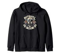 Pitbull Papa Pitbull Chien Pet For Men Fête des Pères Sweat à Capuche