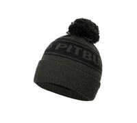 Pitbull Pit Bull West Coast Vermel R Universal Bonnet d'hiver avec pompon pour homme, vert, taille unique
