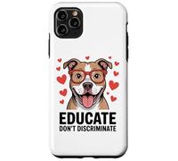 Pitbull Pittie Advocate - Éduquer et ne pas discriminer Coque pour iPhone 11 Pro Max