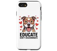 Pitbull Pittie Advocate - Éduquer et ne pas discriminer Coque pour iPhone SE (2020) / 7 / 8