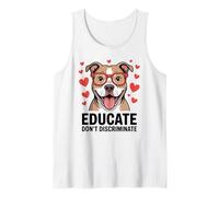 Pitbull Pittie Advocate - Éduquer et ne pas discriminer Débardeur