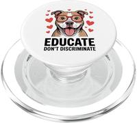 Pitbull Pittie Advocate - Éduquer et ne pas discriminer PopSockets PopGrip pour MagSafe