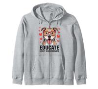 Pitbull Pittie Advocate - Éduquer et ne pas discriminer Sweat à Capuche