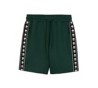 PITBULL Short de sport rétro Oldschool Powers en polyester avec bandes latérales jacquard, poches zippées, coupe droite, short de sport, vert, L