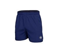PITBULL - Short Sport Homme avec Poche, Course à Pied Small Logo II, Fitness, Jogging - M, Bleu Foncé