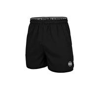 PITBULL - Short Sport Homme, Short Course a Pied Homme Small Logo II, Short Homme avec Poche, Shorts de Sport Homme, Short Fitness Homme, Short Jogging Homme - M, Noir