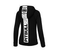 PITBULL Sweat à Capuche pour Femme avec Fermeture éclair West Coast Fuchsia, Hoodie Taille XS Noir