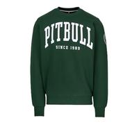 PITBULL Sweat-shirt Norton pour homme - Coupe droite - Col ras du cou - Grand t-shirt à manches longues - Sweatshirt de loisirs sportif - Pull confortable pour le quotidien, vert, XL