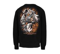 PITBULL Sweat-shirt pour homme - Coupe droite - Pull pour homme avec grand motif d'ornement imprimé dans le dos - Streetwear - T-shirt à manches longues - Pull de loisirs confortable avec col rond
