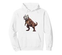 Pitbull T Rex Dinosaure drôle Sweat à Capuche