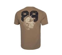 Pitbull T-Shirt en Coton pour Homme Coupe Droite Classique T-Shirt pour Homme T-Shirt Pit Bull West Coast Dog 89 T-Shirt en Coton avec imprimé Durable, t-Shirt de Sport d'été, Marron, XXL