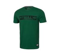 Pitbull - T-Shirt Homme à Manches Courtes, Classique Coupe Régulière, Coton Hilltop - M, Vert Feuille