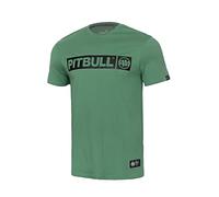 PITBULL - T-Shirt Homme, T-Shirt à Manches Courtes pour Homme, T Shirt Homme Classique Coupe Régulière, Tee Shirt Homme Coton Hilltop, T-Shirts Homme Manche Courte - L, Menthe
