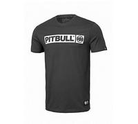 PITBULL - T-Shirt Homme Manches Courtes, Classique Coupe Régulière, Coton Hilltop - Taille M, Graphite